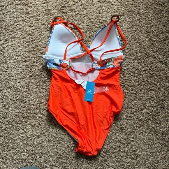 NWT Cupshe Floral One Piece - Picture 5 of 6